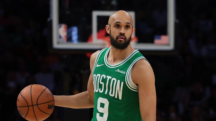 Apr 1, 2026; Miami, Florida, USA; Boston Celtics guard Derrick White (9) dribbles the basketball as Miami Heat forward Jaime Jaquez Jr. (11) defends during the fourth quarter at Kaseya Center. Mandatory Credit: Sam Navarro-Imagn Images Apr 1, 2026; Miami, Florida, USA; Boston Celtics guard Derrick White (9) dribbles the basketball as Miami Heat forward Jaime Jaquez Jr. (11) defends during the fourth quarter at Kaseya Center. Mandatory Credit: Sam Navarro-Imagn Images