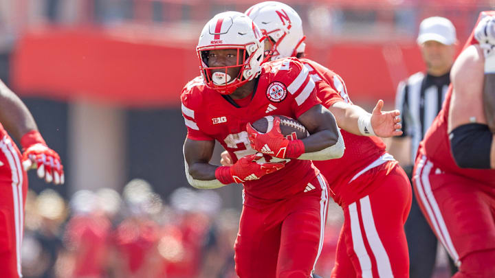 Nebraska running back Emmett Johnson.
