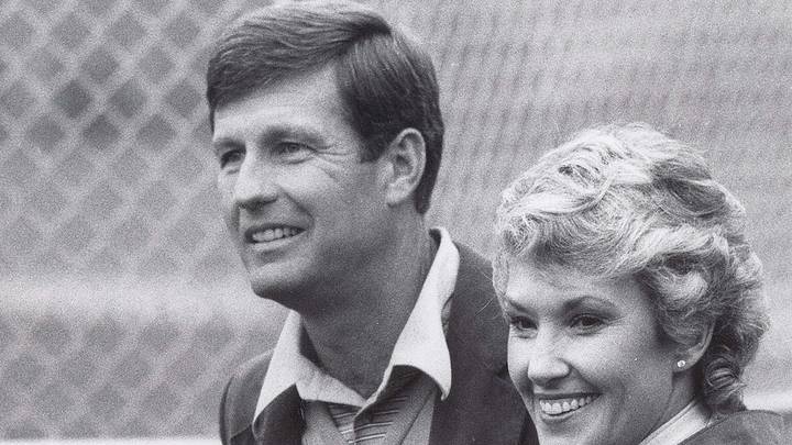 Tommy John returned to his former home in Franklin Lakes, N.J., for the dedication of a baseball field named in his honor on October 27, 1984. Tommy John returned to his former home in Franklin Lakes, N.J., for the dedication of a baseball field named in his honor on October 27, 1984.