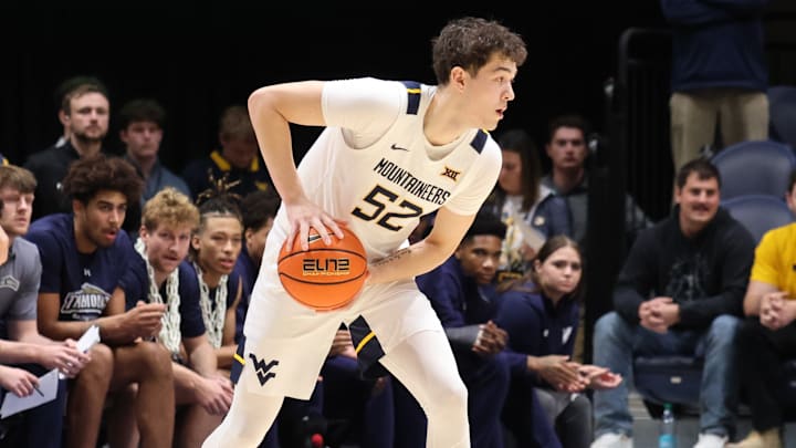 West Virginia University guard Treysen Eaglestaff