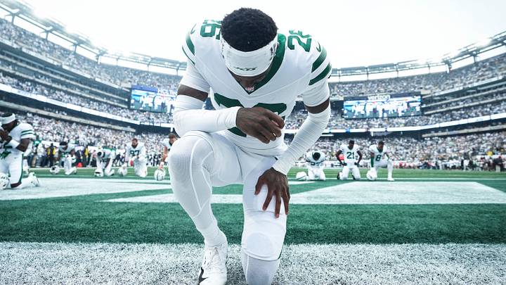 New York Jets cornerback Nahshon Wright New York Jets cornerback Nahshon Wright