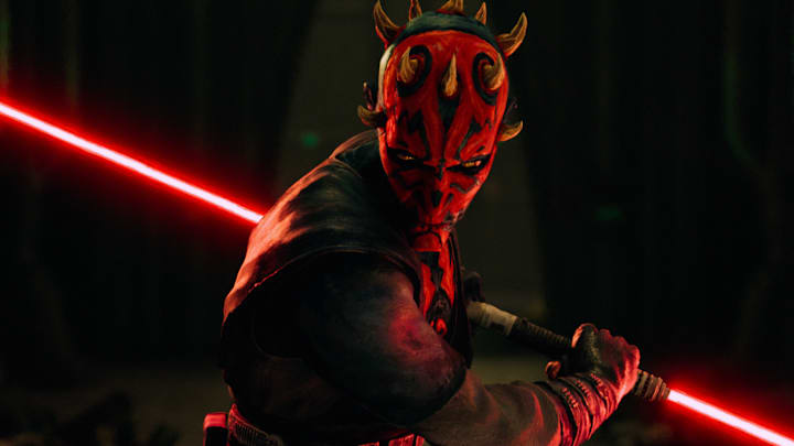 A scene still from Lucasfilm's STAR WARS: MAUL - SHADOW LORD, exclusively on Disney+.