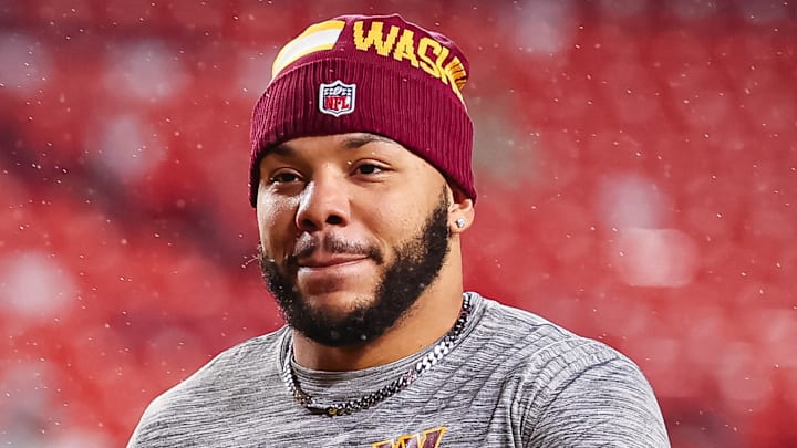 Washington Commanders running back Chris Rodriguez Jr.