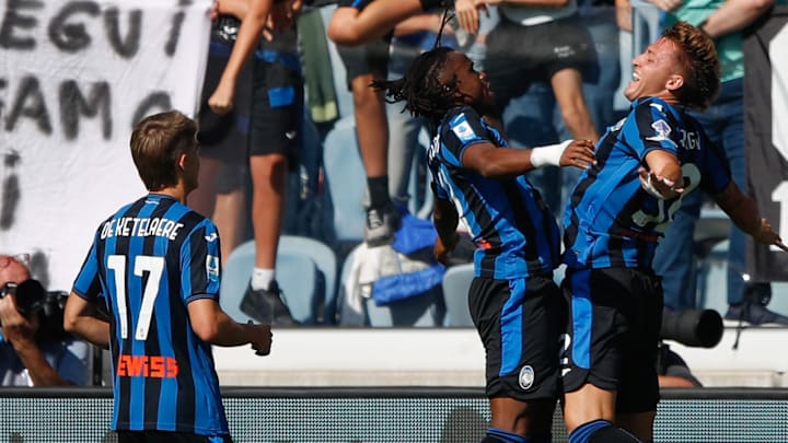 Charles De Ketelaere, Ademola Lookman, Mateo Retegui Charles De Ketelaere, Ademola Lookman, Mateo Retegui