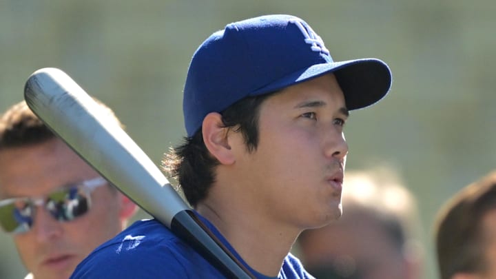 Los Angeles Dodgers two-way player Shohei Ohtani