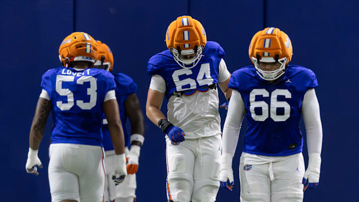 Florida will have a largely new offensive line group in 2026.