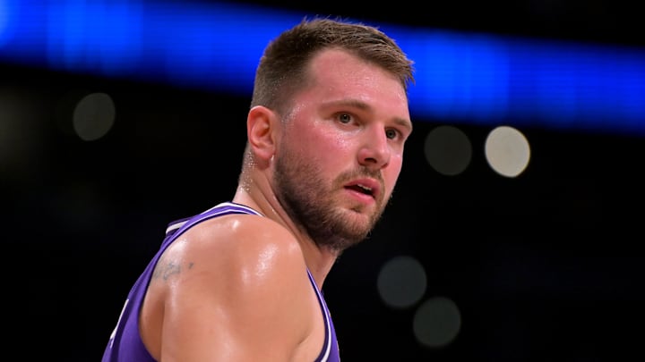 Luka Doncic was ruled out of the Lakers game against the 76ers