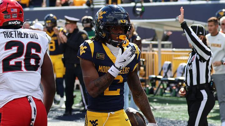 West Virginia University receiver DJ Epps West Virginia University receiver DJ Epps