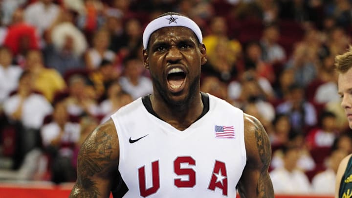 Lebron James during the 2008 Summer Olympics in Beijing, China.