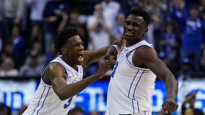 Mar 7, 2026; Provo, Utah, USA; BYU Cougars forward AJ Dybantsa (3) and forward Keba Keita (13) reacts during the second half against the Texas Tech Red Raiders at Marriott Center. Mandatory Credit: Aaron Baker-Imagn Images Mar 7, 2026; Provo, Utah, USA; BYU Cougars forward AJ Dybantsa (3) and forward Keba Keita (13) reacts during the second half against the Texas Tech Red Raiders at Marriott Center. Mandatory Credit: Aaron Baker-Imagn Images