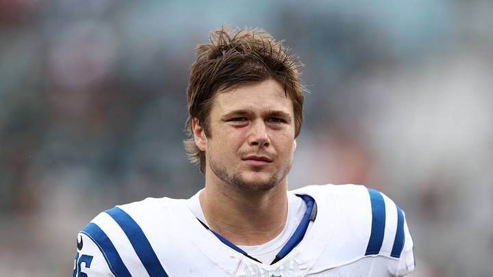 Indianapolis Colts tight end Will Mallory (86) looks on after a game against the Jacksonville Jaguars 