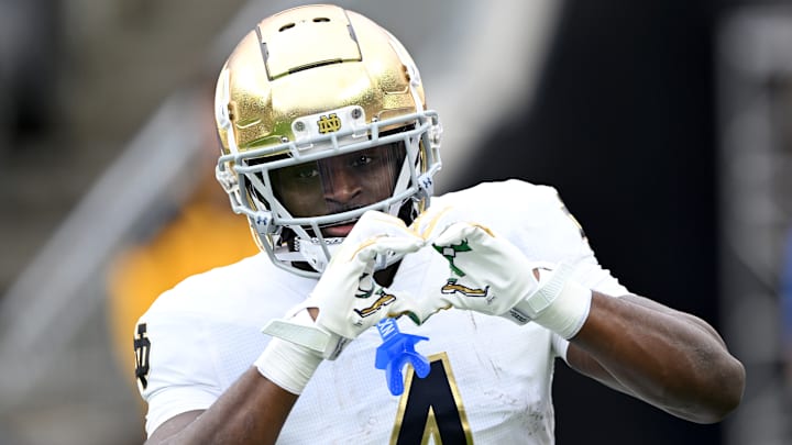 The Houston Texans could potentially target Notre Dame running back Jeremiyah Love in the 2026 NFL Draft