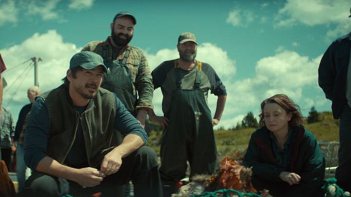 BELOW. (L to R) Josh Hartnett as Calvin and Willow Kean as Ruth in episode 102 of Below
