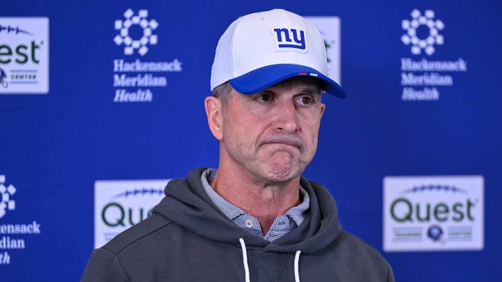 New York Giants - head coach John Harbaugh New York Giants - head coach John Harbaugh