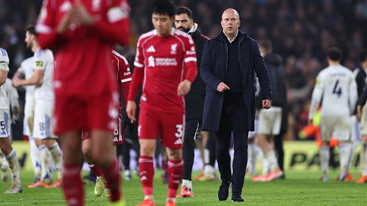 Arne Slot vive una difícil temporada con el Liverpool