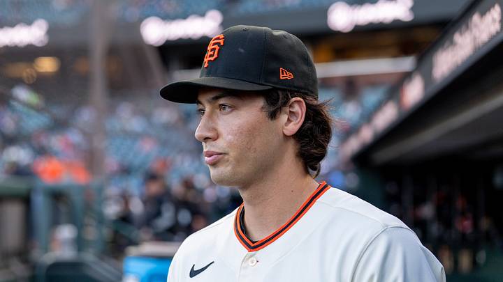San Francisco, California, USA;  San Francisco Giants infielder Shay Whitcomb (13) before the game against the Cincinnati Reds at Oracle Park.  Mandatory Credit: Bob Kupbens-Imagn Images