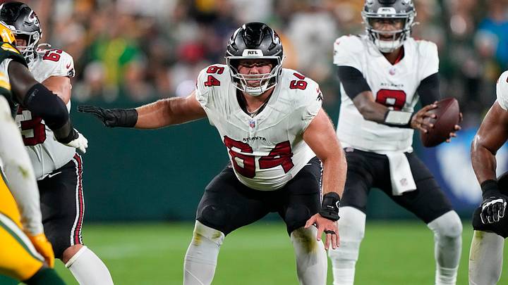 Atlanta Falcons offensive lineman Ryan Neuzil is scheduled to be a free agent at the end of the season.