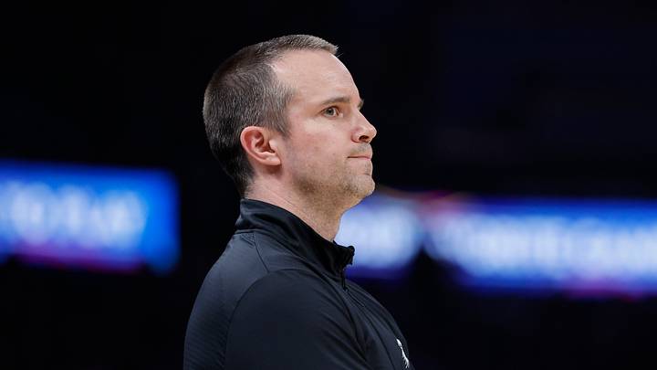Phoenix Suns head coach Jordan Ott watches his team play against the Oklahoma City Thunder in the second half during Game 2 of the first round of the 2026 NBA Playoffs at Paycom Center on April 22, 2026. Phoenix Suns head coach Jordan Ott watches his team play against the Oklahoma City Thunder in the second half during Game 2 of the first round of the 2026 NBA Playoffs at Paycom Center on April 22, 2026.