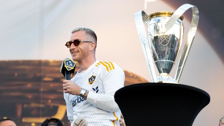 La Galaxy's, Marco Reus won the first ever league trophy of his career in his first season in MLS in 2024.