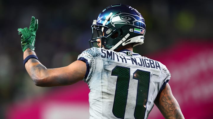 Seattle Seahawks wide receiver Jaxon Smith-Njigba is a top-10 overall pick in Michael Fabiano's five-round fantasy mock draft. 