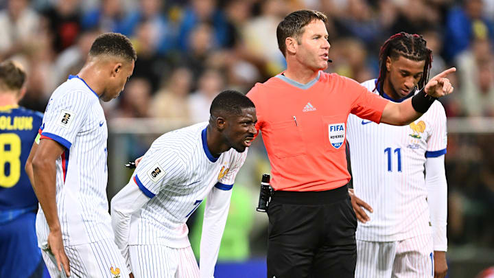 O. Dembélé blessé face à l'Ukraine O. Dembélé blessé face à l'Ukraine