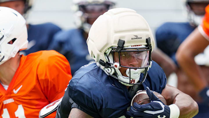 Auburn Tigers freshman running back Omar Mabson II may have been one of the least heralded recruits of the star-studded Class of 2025. Auburn Tigers freshman running back Omar Mabson II may have been one of the least heralded recruits of the star-studded Class of 2025.