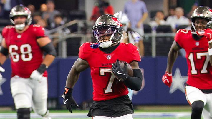 Bucky Irving willed the Buccaneers to victory in Week 5. Bucky Irving willed the Buccaneers to victory in Week 5.
