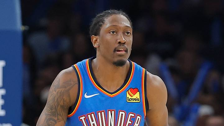 Oct 22, 2026; Oklahoma City, Oklahoma, USA; Oklahoma City Thunder guard Jalen Williams (8) dribbles the ball during the first half against the Denver Nuggets at Paycom Center. Mandatory Credit: Alonzo Adams-Imagn Images Oct 22, 2026; Oklahoma City, Oklahoma, USA; Oklahoma City Thunder guard Jalen Williams (8) dribbles the ball during the first half against the Denver Nuggets at Paycom Center. Mandatory Credit: Alonzo Adams-Imagn Images