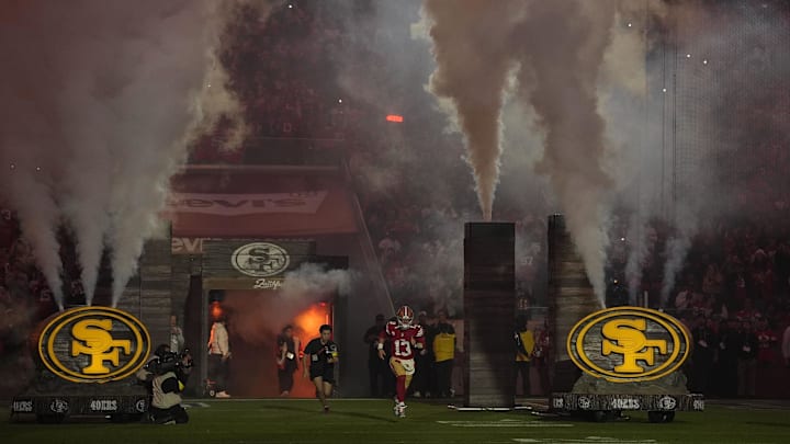 Brock Purdy did not have a great night against the Panthers. 