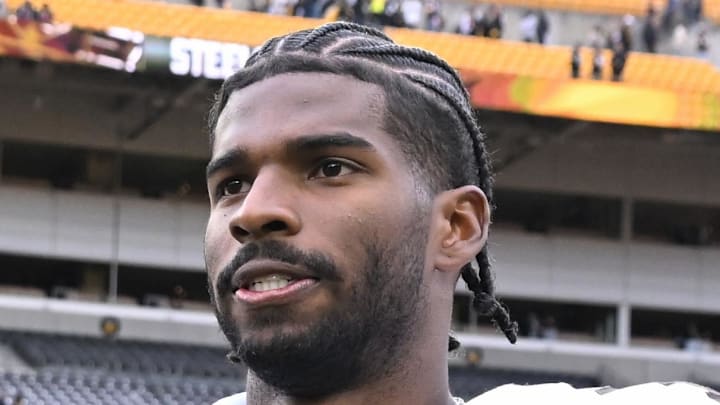 Cleveland Browns quarterback Shedeur Sanders leaves the field following the game against the Pittsburgh Steelers. Cleveland Browns quarterback Shedeur Sanders leaves the field following the game against the Pittsburgh Steelers.