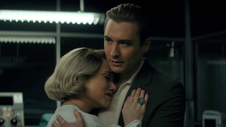 The Boroughs. (L to R) Alice Kremelberg as Anneliese Shaw, Seth Numrich as Blaine Shaw in The Boroughs. Cr. Courtesy of Netflix © 2026 The Boroughs. (L to R) Alice Kremelberg as Anneliese Shaw, Seth Numrich as Blaine Shaw in The Boroughs. Cr. Courtesy of Netflix © 2026