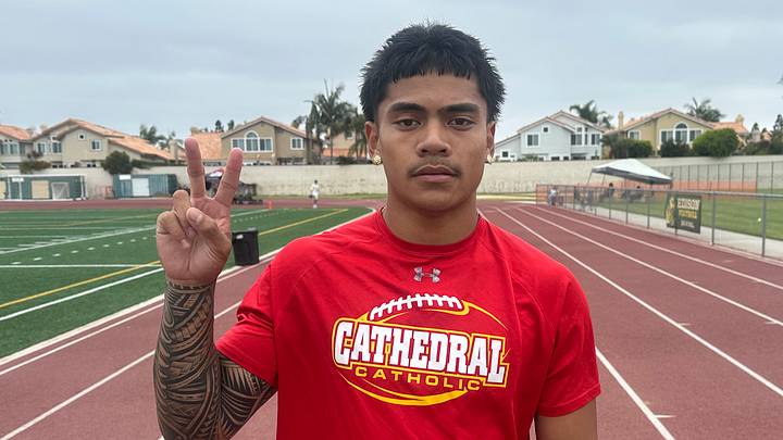 San Diego (Calif.) Cathedral Catholic athlete and USC Trojans commit Honor Fa'alave-Johnson San Diego (Calif.) Cathedral Catholic athlete and USC Trojans commit Honor Fa'alave-Johnson