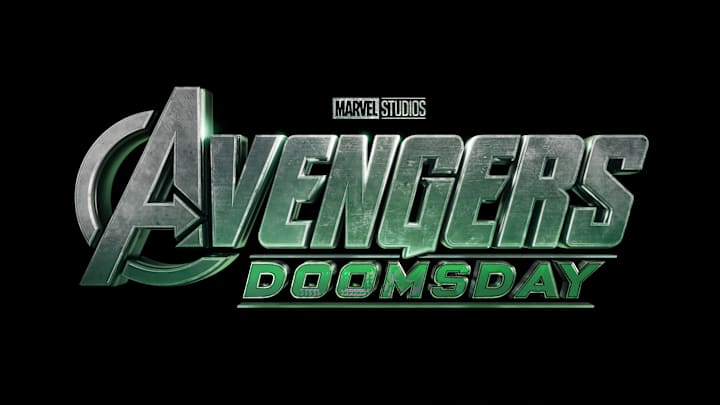 The official logo for Marvel Studios' Avengers: Doomsday. The official logo for Marvel Studios' Avengers: Doomsday.