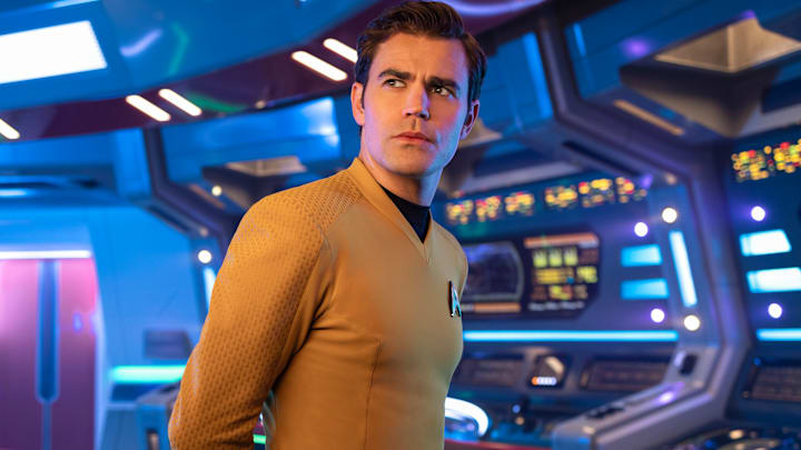 Paul Wesley as Kirk in Star Trek: Strange New Worlds, streaming on Paramount+, 2023. Photo Cr: Kharen Hill/Paramount+