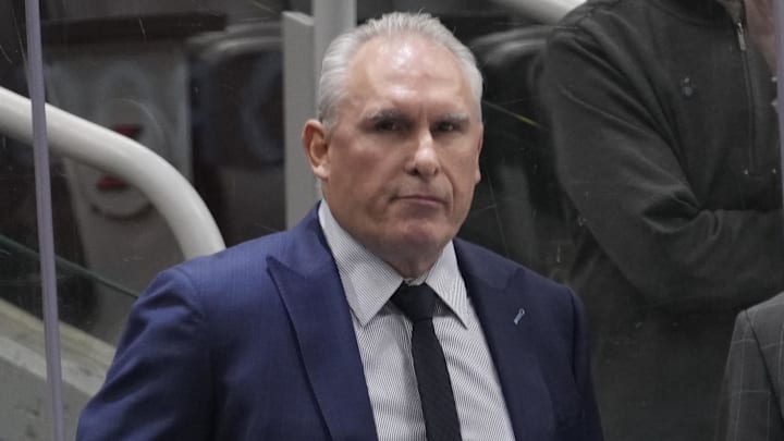 Dec 8, 2025; Toronto, Ontario, CAN; Toronto Maple Leafs head coach Craig Berube watcxhes the action against the Tampa Bay Lightning during the third period at Scotiabank Arena. Mandatory Credit: John E. Sokolowski-Imagn Images Dec 8, 2025; Toronto, Ontario, CAN; Toronto Maple Leafs head coach Craig Berube watcxhes the action against the Tampa Bay Lightning during the third period at Scotiabank Arena. Mandatory Credit: John E. Sokolowski-Imagn Images