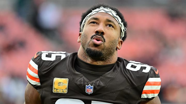 Cleveland Browns defensive end Myles Garrett