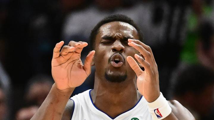  Detroit Pistons center Jalen Duren (0) reacts after a play against the Cleveland Cavaliers during the second half of game four in the second round of the 2026 NBA Playoffs at Rocket Arena on May 11, 2026.