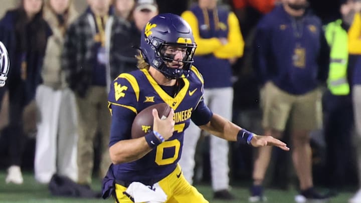 West Virginia University quarterback Garrett Greene.