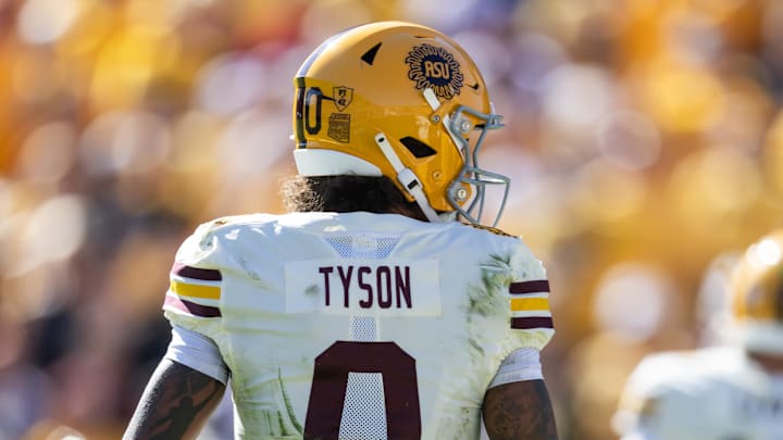 Arizona State Sun Devils wide receiver Jordyn Tyson is rising up draft charts the past few days. Could he be taken at No. 8 by the New Orleans Saints?