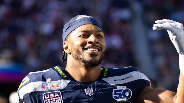 Seattle Seahawks cornerback Josh Jobe looks on