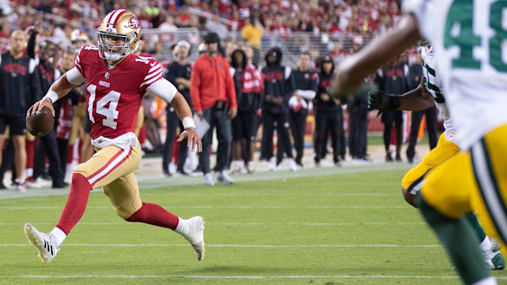 San Francisco 49ers quarterback Brock Purdy (14)