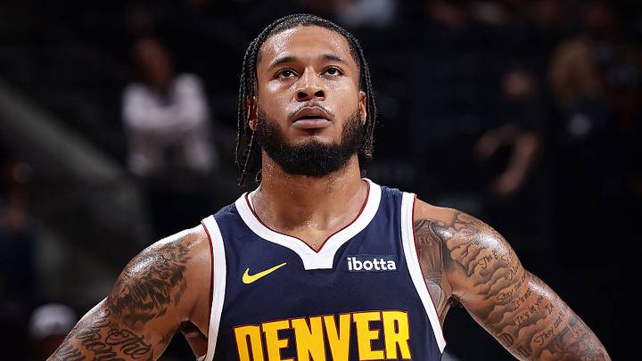 SALT LAKE CITY, UT - OCTOBER 6: Cam Whitmore #00 of the Denver Nuggets looks on during the game against the Utah Jazz during a 2026 NBA Preseason game on October 6, 2026 at Delta Center in Salt Lake City, Utah. Copyright 2026 NBAE (Photo by Melissa Majchrzak/NBAE via Getty Images)