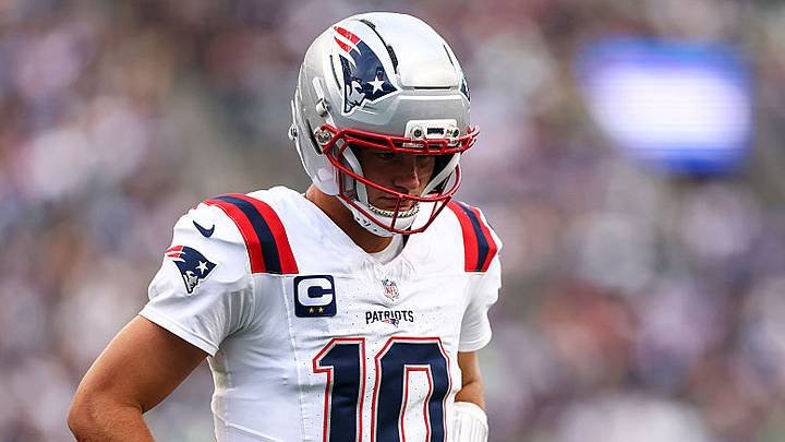 Drake Maye had three interceptions in the Patriots’ 13-10 loss to the Seahawks. Drake Maye had three interceptions in the Patriots’ 13-10 loss to the Seahawks.