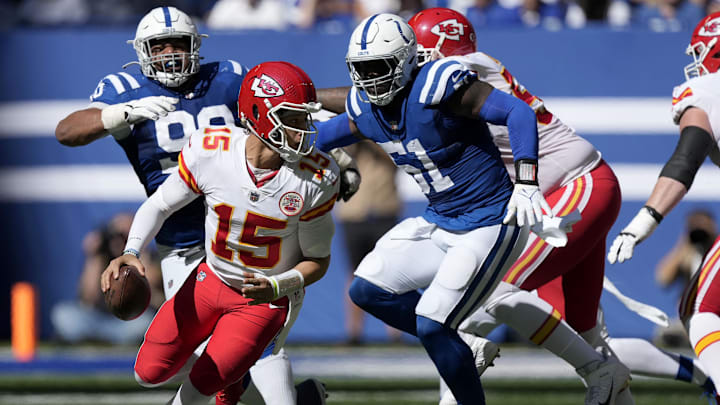 The Chiefs and Colts will square off in Kansas City on Sunday afternoon.