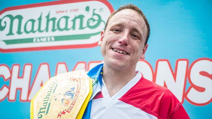 Hot dog eating champion Joey Chestnut pleaded guilty to a misdemeanor battery charge. Hot dog eating champion Joey Chestnut pleaded guilty to a misdemeanor battery charge.