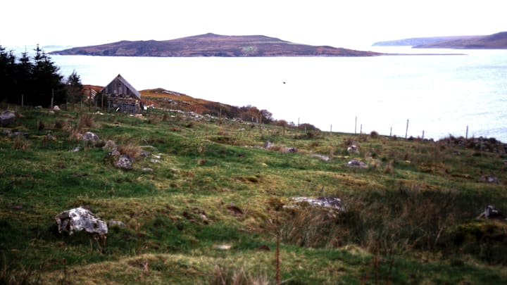 Gruinard Island in the United Kingdom in November 2001