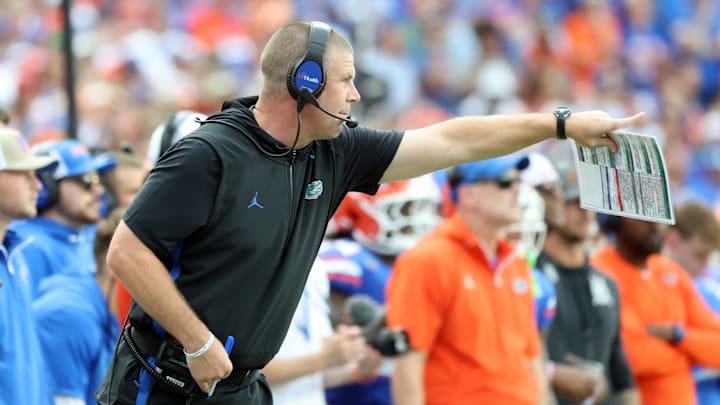 Florida Gators head coach Billy Napier has been criticized heavily for his coaching decisions. Florida Gators head coach Billy Napier has been criticized heavily for his coaching decisions.