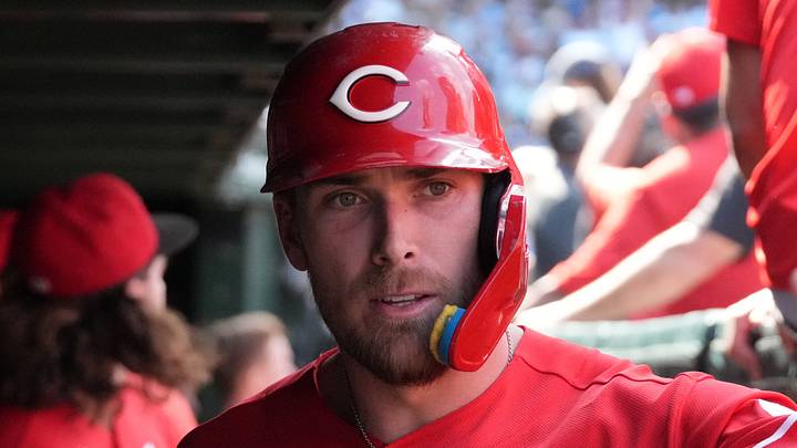 Aug 28, 2026; Chicago, Illinois, USA; Cincinnati Reds designated hitter Tyler Stephenson (37) is greeted in the dugout after hitting a three-run home run against the Chicago Cubs during the sixth inning at Wrigley Field. Mandatory Credit: David Banks-Imagn Images Aug 28, 2026; Chicago, Illinois, USA; Cincinnati Reds designated hitter Tyler Stephenson (37) is greeted in the dugout after hitting a three-run home run against the Chicago Cubs during the sixth inning at Wrigley Field. Mandatory Credit: David Banks-Imagn Images