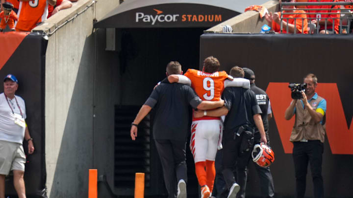 Joe Burrow underwent surgery for a turf toe injury.