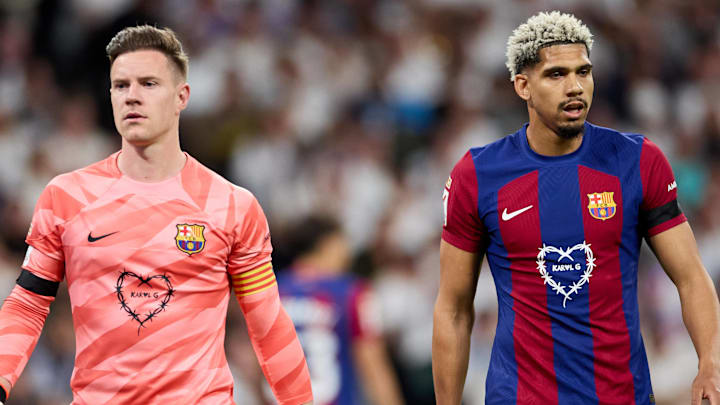 Barcelona could be tempted to let-go of their captain (left) and vice-captain.